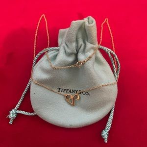 Tiffany&co 18k gold necklace